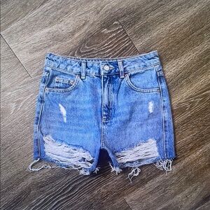 Denim Distressed Women's Shorts